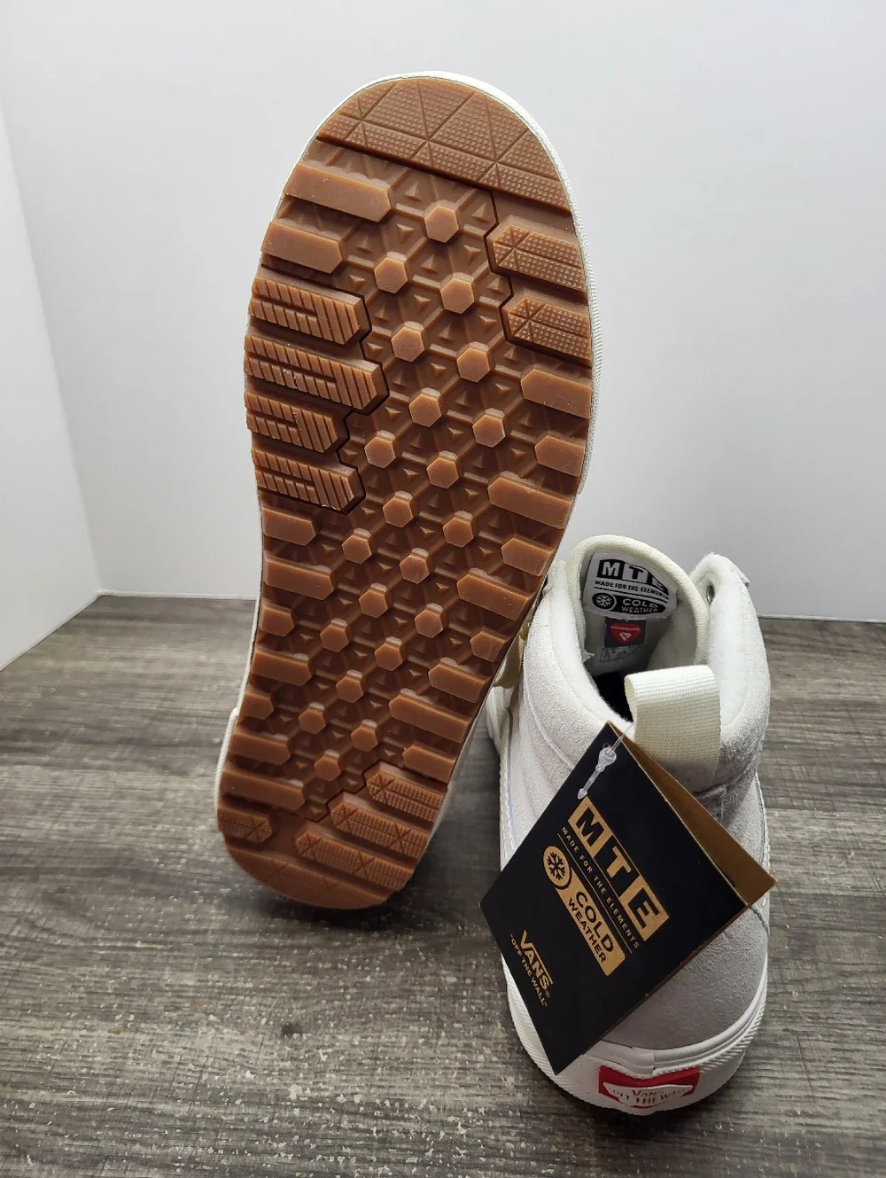 Vans Sk8-Hi MTE-2 Womens Shoes Size 9 Mens 7.5 Grey White  Cold Weather New